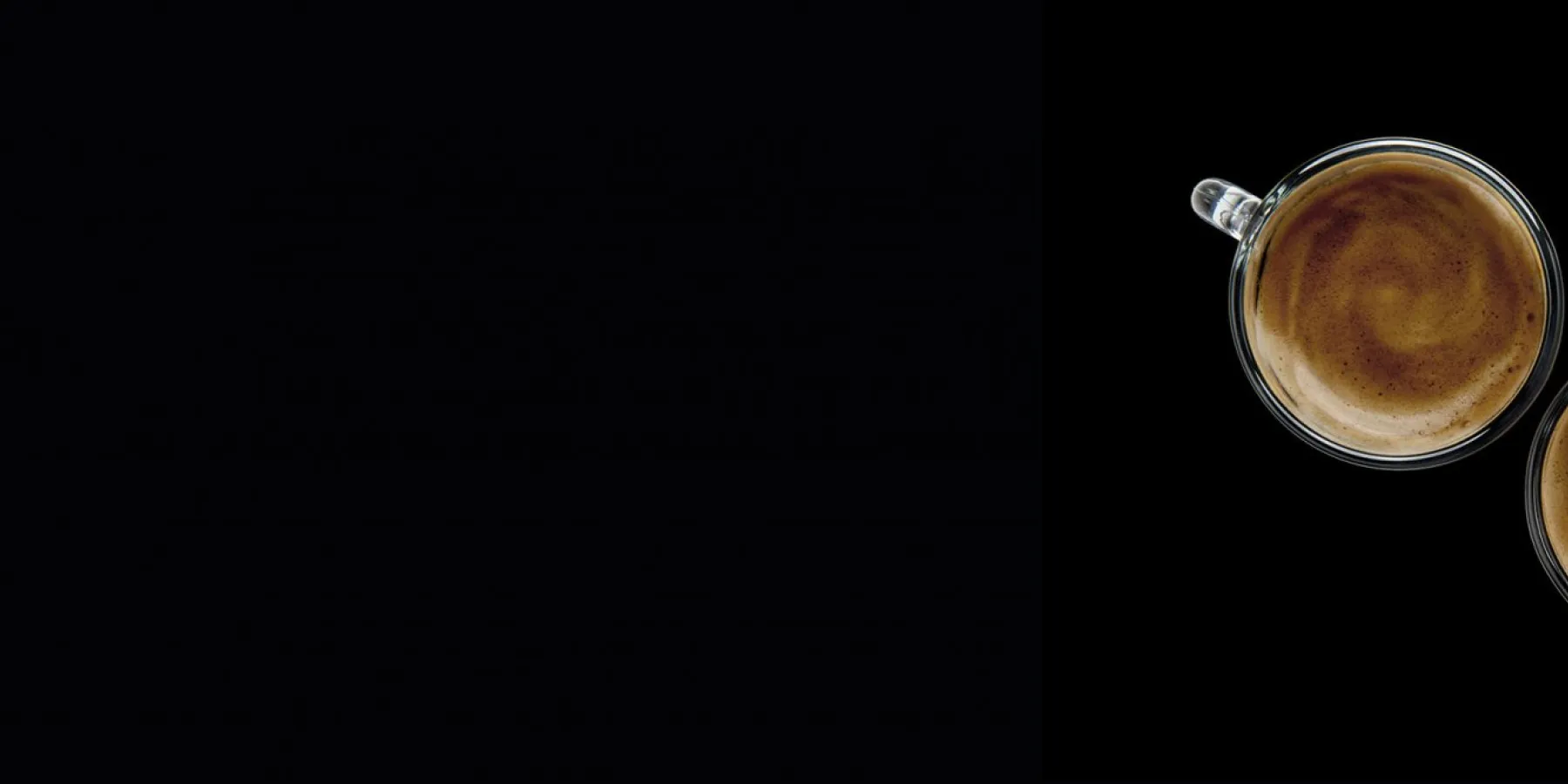 Hero banner with two coffee mugs